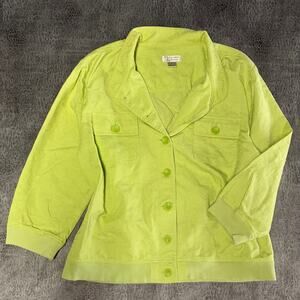 Vintage Embroidered Christopher & Banks Button Up Jacket